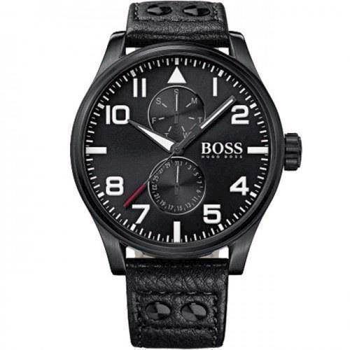 Image of Hugo Boss Aeroliner IP Sort Quartz herre ur, model 1513083